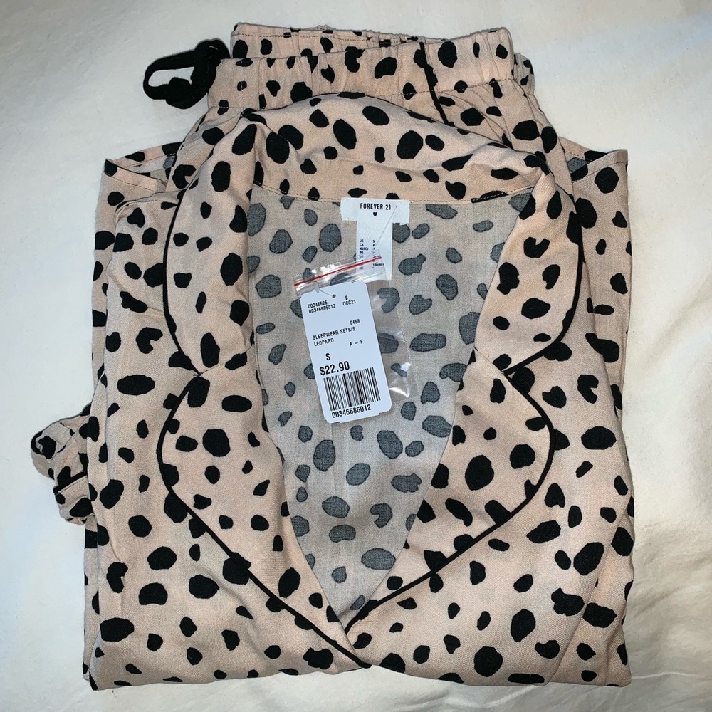 Animal Print Pajama Set